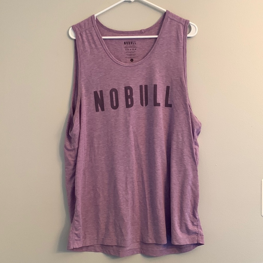 Men’s purple No Bull tank